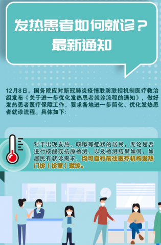發(fā)熱患者如何就診？最新通知